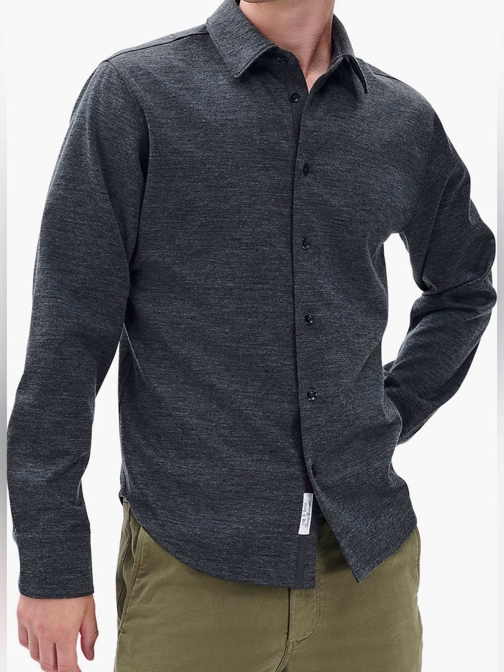 Rag & Bone Tomlin Wool Shirt